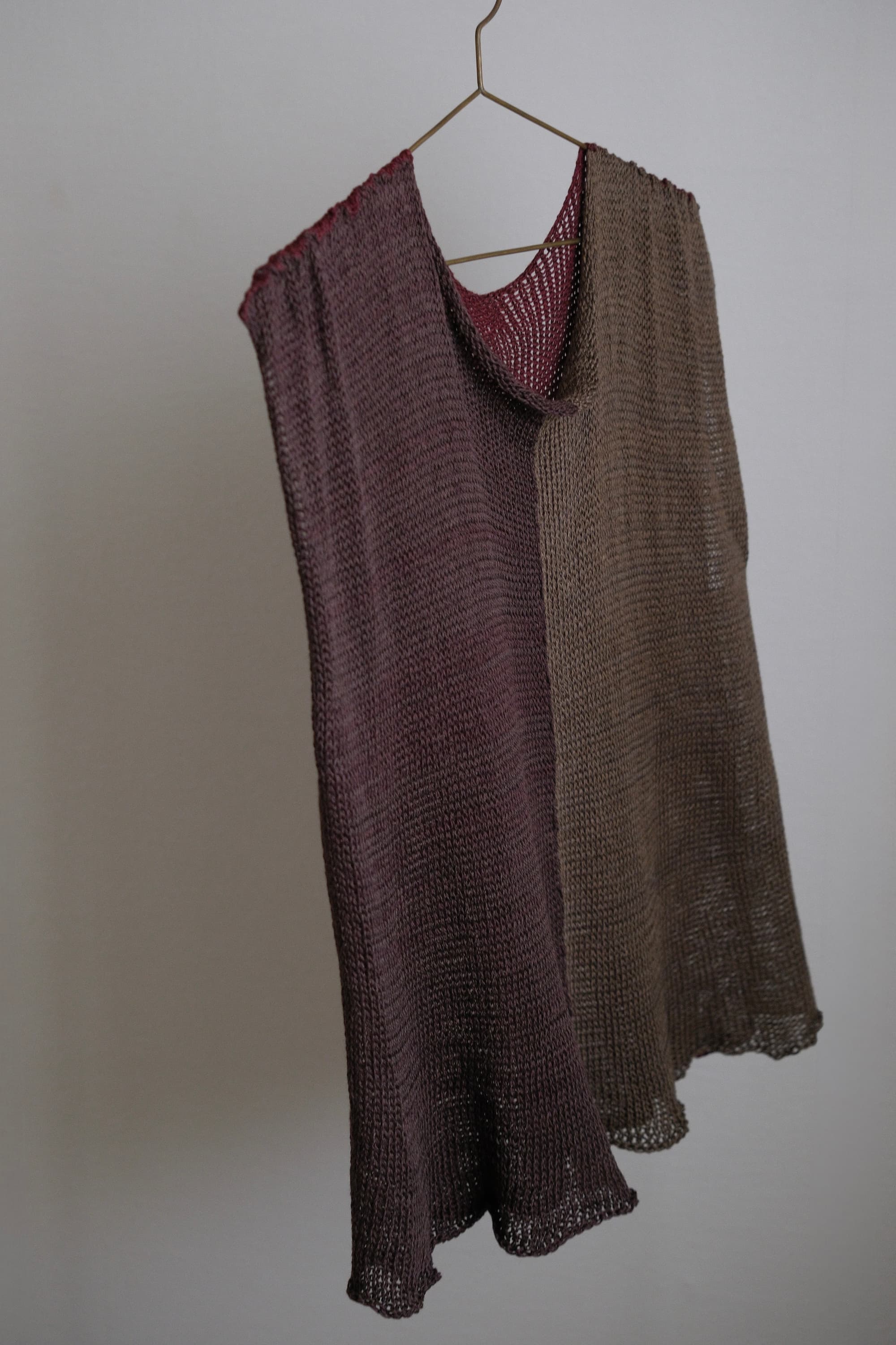 Silk-Linen Knitted Vest