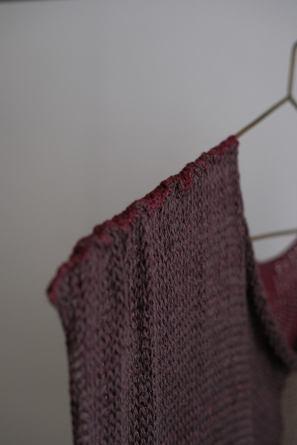 Silk-Linen Knitted Vest