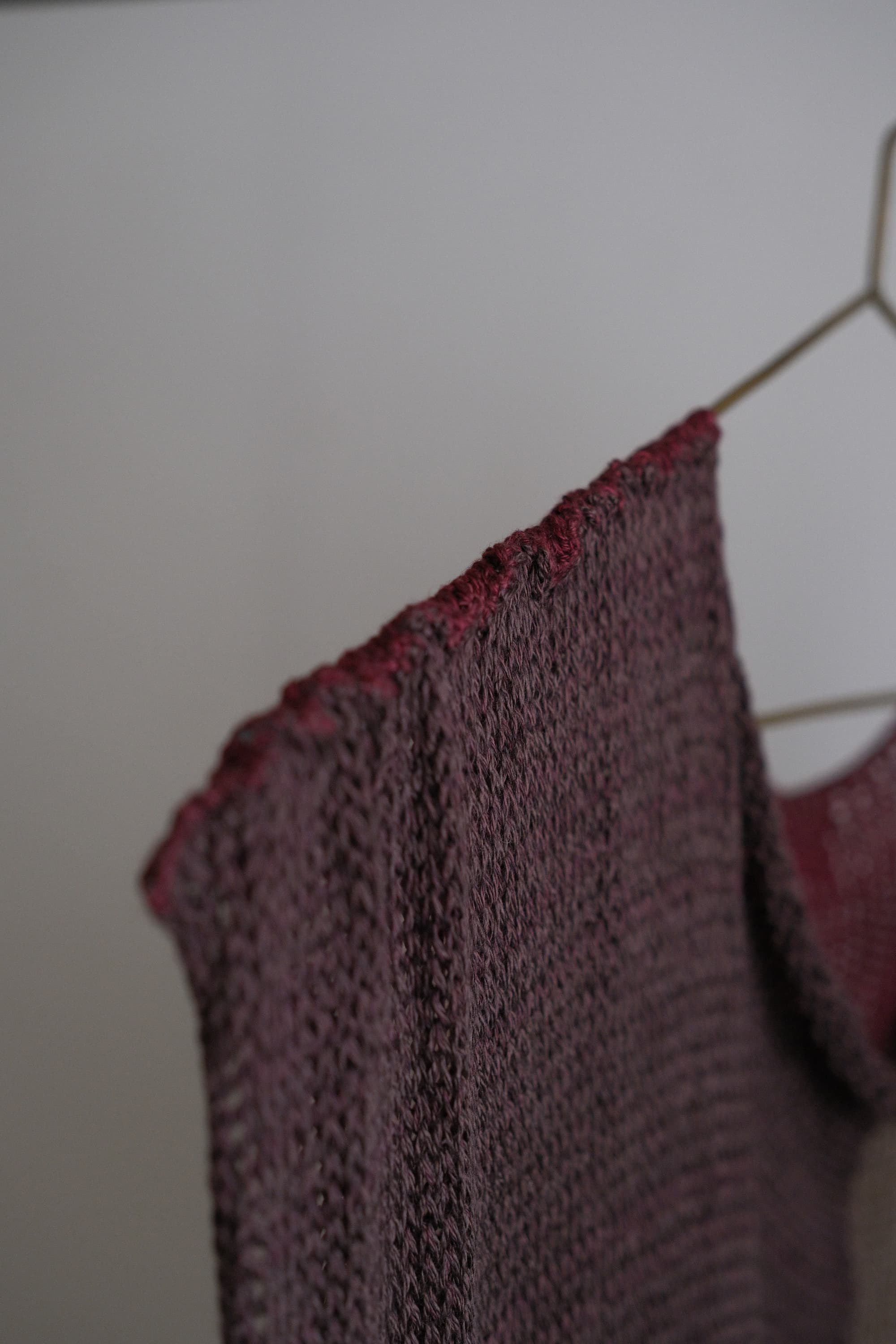 Silk-Linen Knitted Vest
