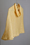 Silk Knitted Cowl-Neck Poncho