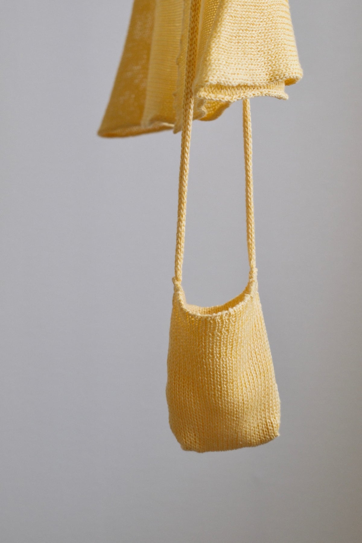 Silk Knitted Mini Crossbody Pouch