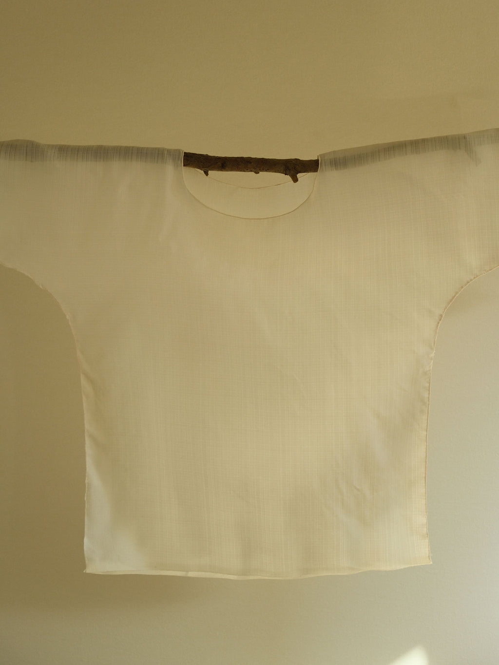 sana insania ≠ Air Garment Hand-stitched air cape shirt - Short-sleeve version (Pre-order)