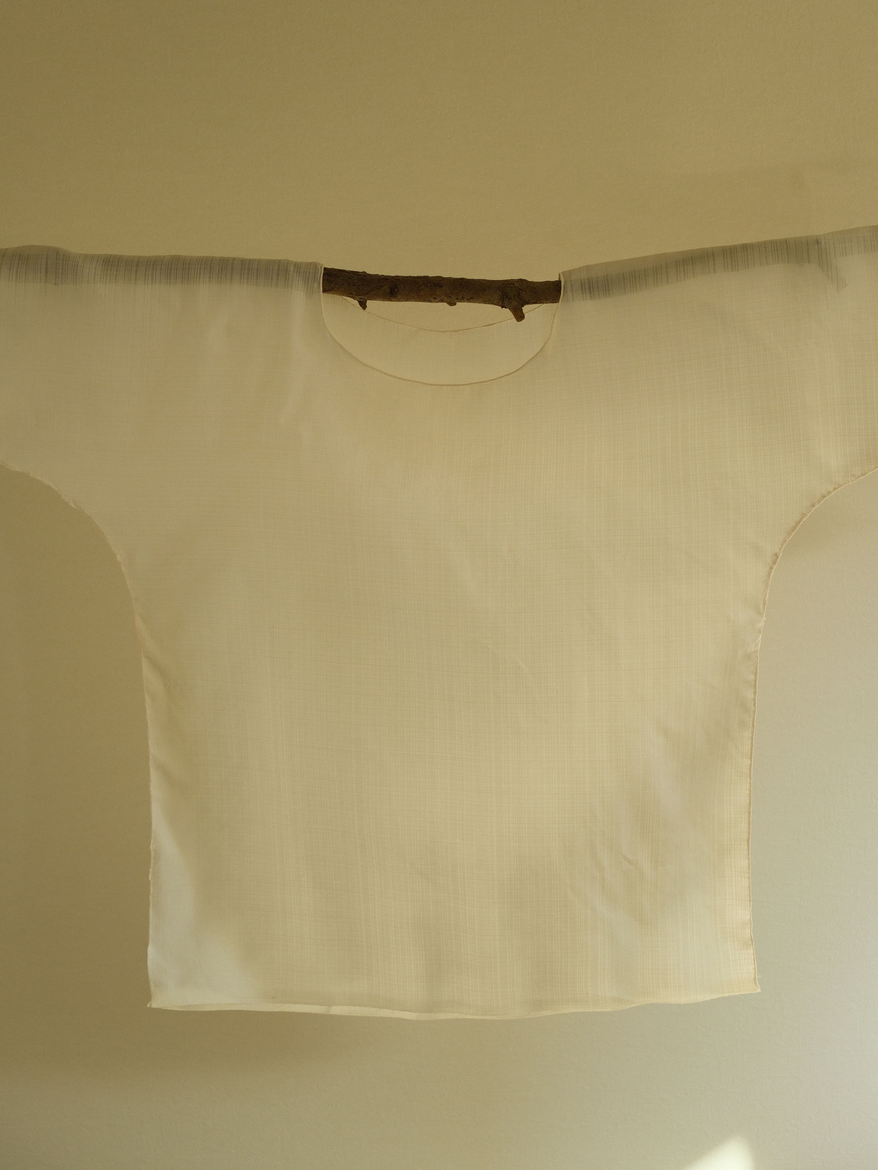 sana insania ≠ Air Garment Hand-stitched air cape shirt - Long-sleeve version (3/4 Sleeve)