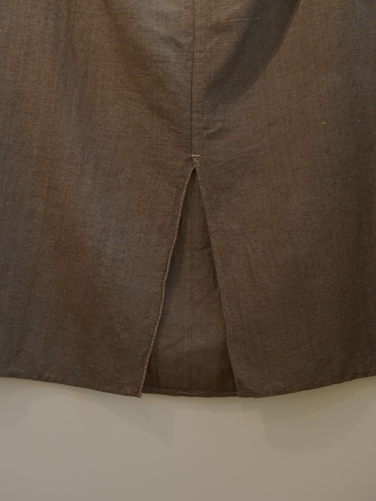 sana insania ≠ Hojicha skirt - 100% Indian Tussah Silk Hand-stitched
