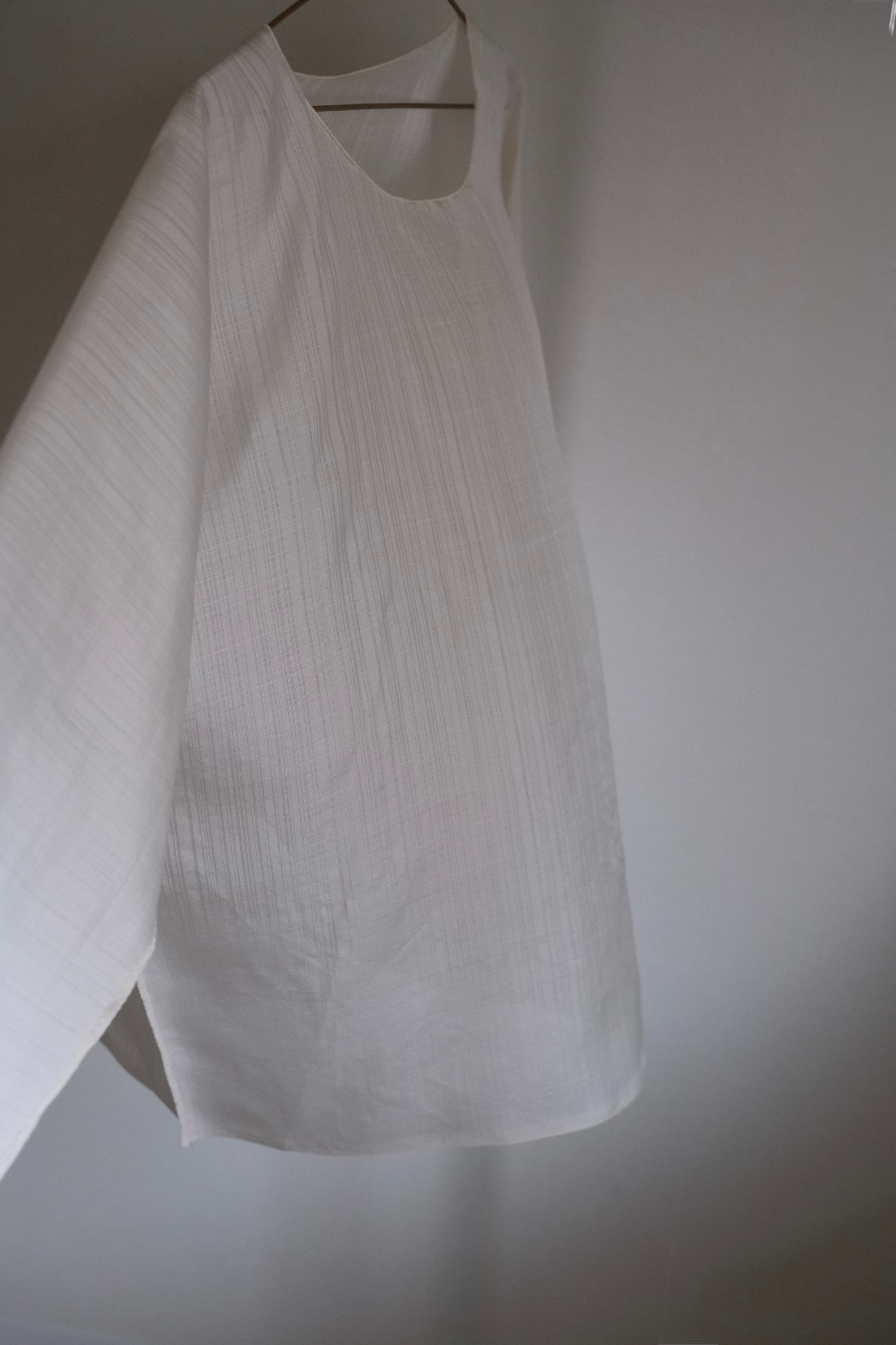 sana insania ≠ Air Garment Hand-stitched air cape shirt - Long-sleeve version (3/4 Sleeve)