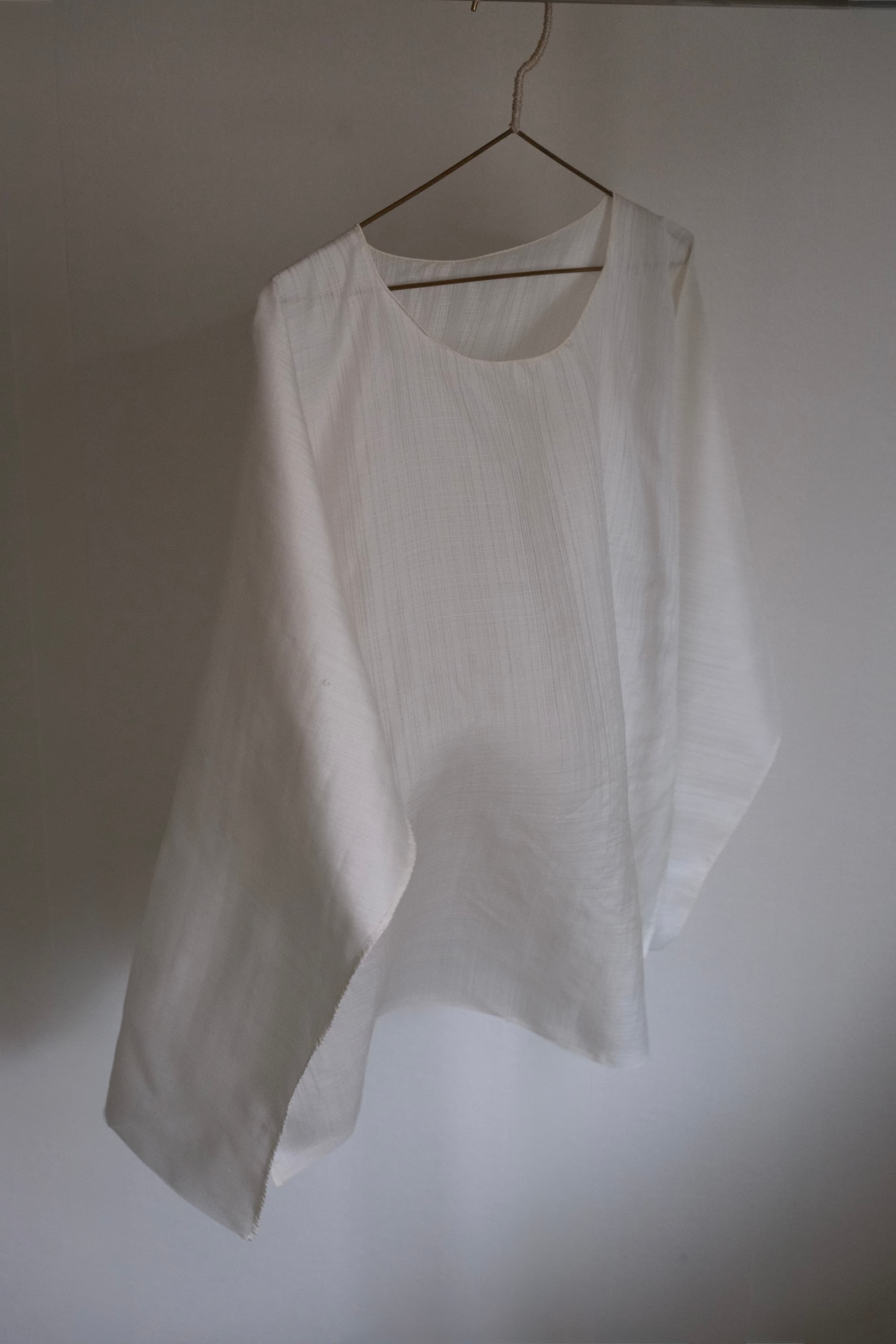 sana insania ≠ Air Garment Hand-stitched air cape shirt - Long-sleeve version (3/4 Sleeve)