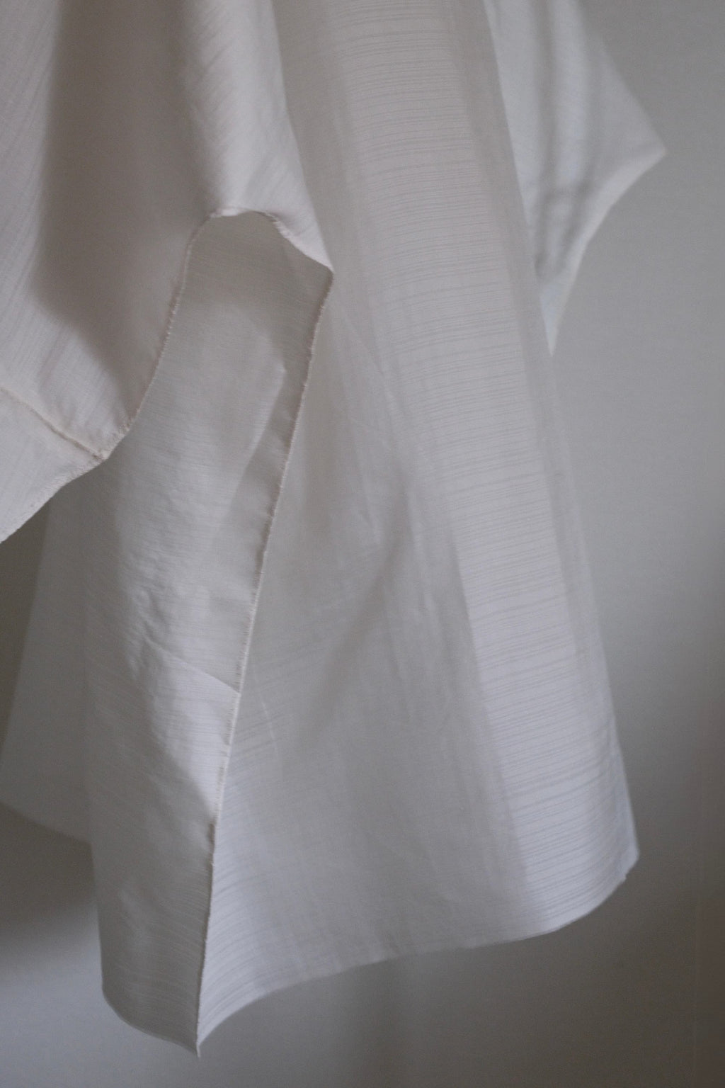 sana insania ≠ Air Garment Hand-stitched air cape shirt - Long-sleeve version (Patchwork Long Sleeve)