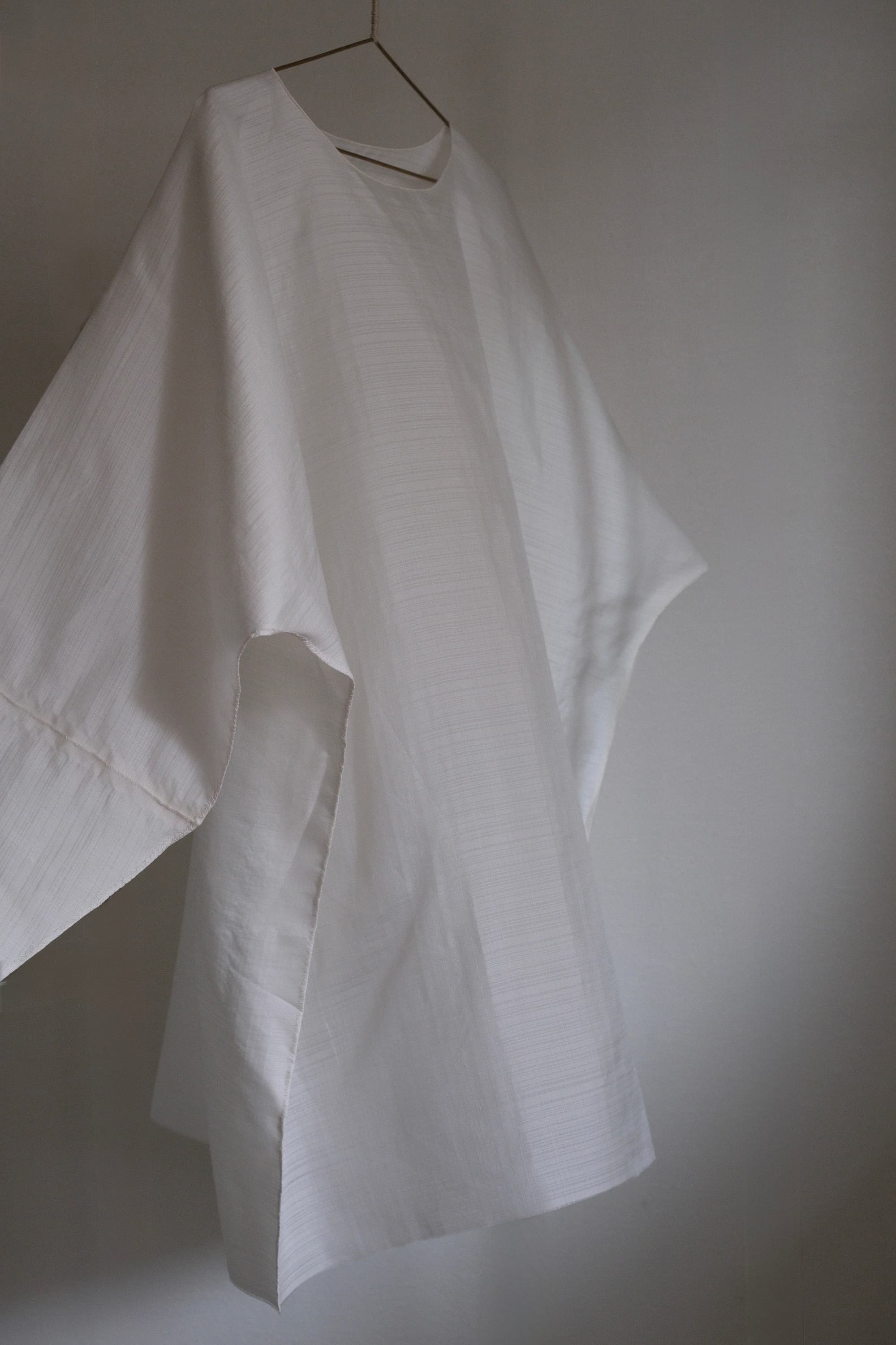 sana insania ≠ Air Garment Hand-stitched air cape shirt - Long-sleeve version (Patchwork Long Sleeve)