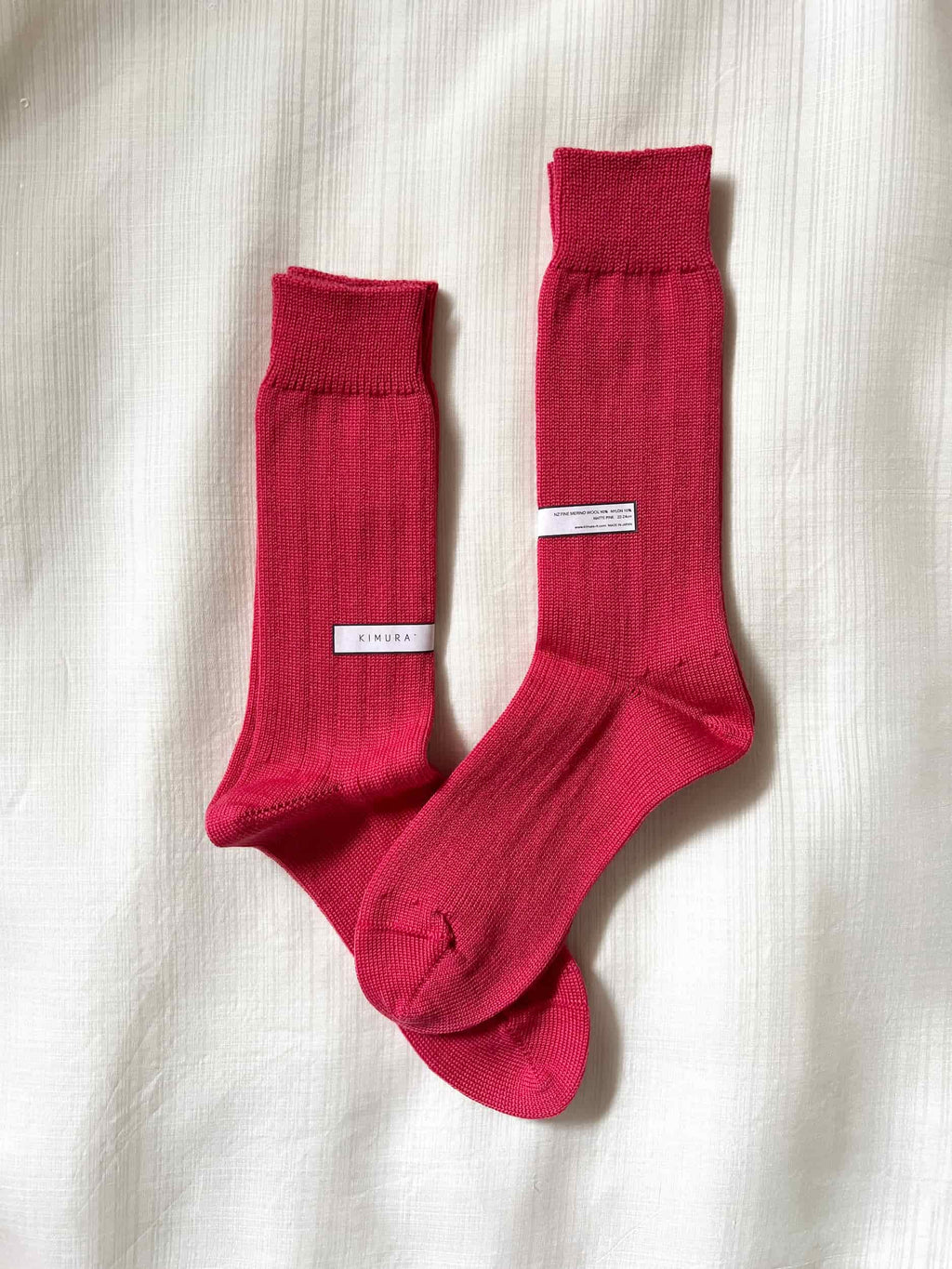MERINO WOOL RIB SOCKS / 22-24cm
