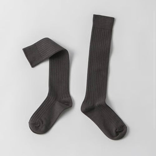 COTTON RIB HIGH SOCKS / 22-24cm